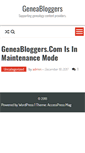 Mobile Screenshot of geneabloggers.com