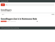 Tablet Screenshot of geneabloggers.com